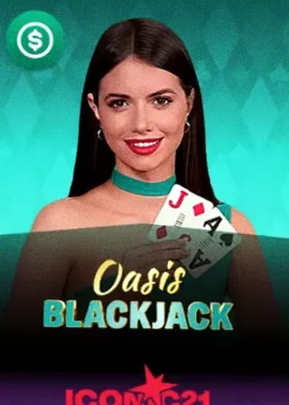 Oasis Blackjack live game cover