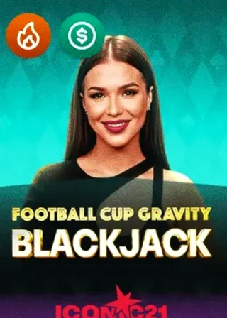 Football Cup Gravity Blackjack live game cover